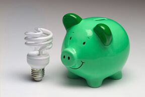 E -Energie - rosette to save energy